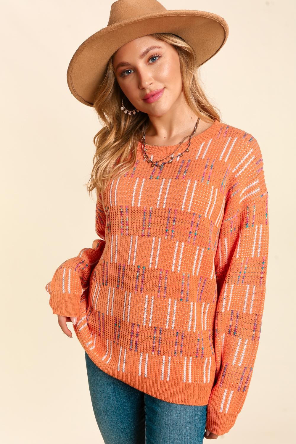 Mixed Stripe Sweater