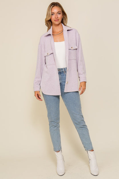 Lavender Shacket