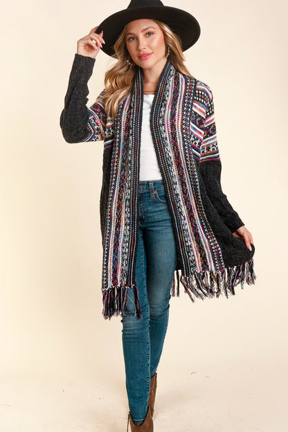 Tribal Fringe Cardigan