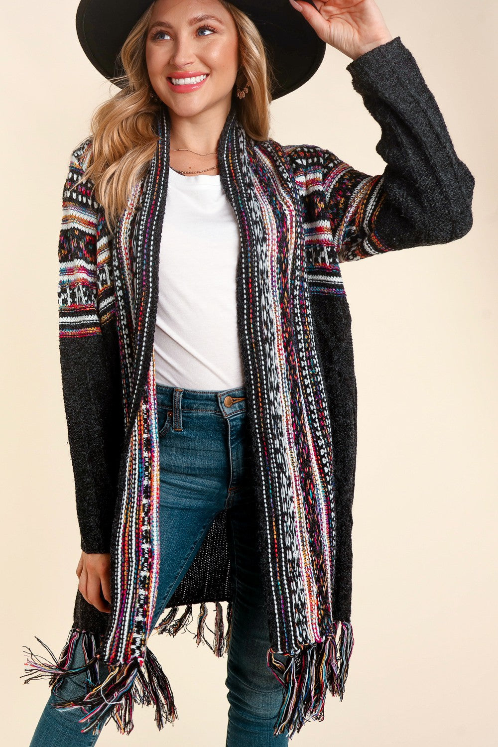 Tribal Fringe Cardigan