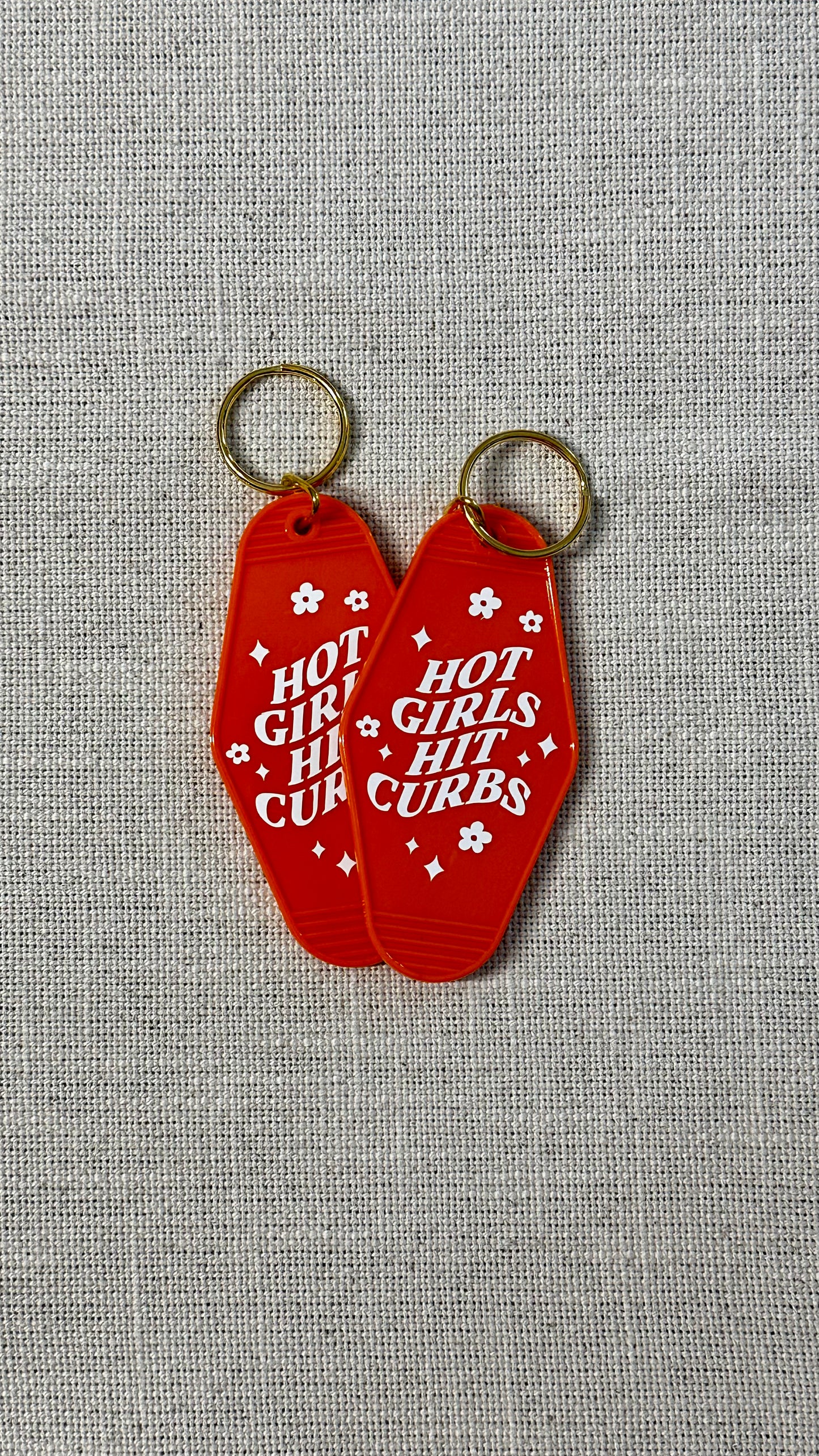 Hot Girls Hit Curbs Key Chain