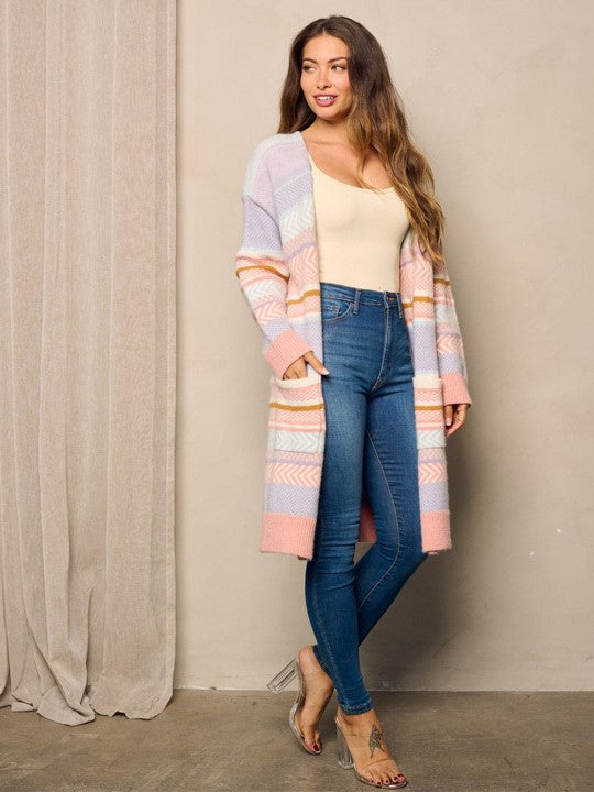 Pastel Multi-Color Cardigan