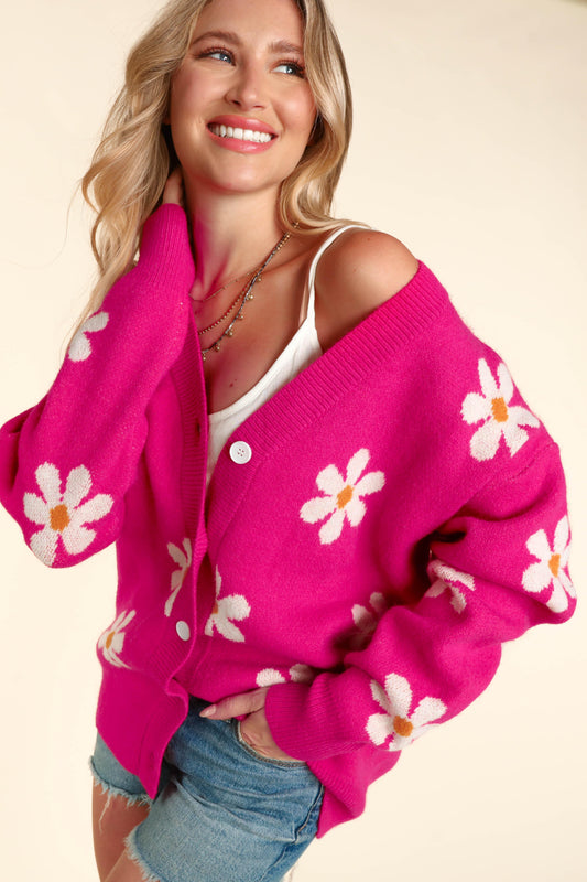 Daisy Floral Cardigan